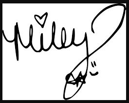 Miley Cyrus signature