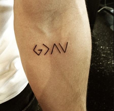 Nick Jonas wrist tattoo