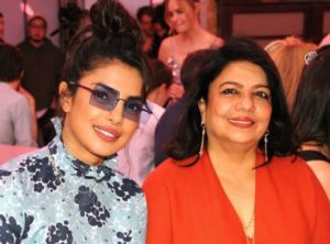 Priyanka Chopra with her mother Madhu Chopra