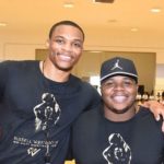 Russell Westbrook with his brother Raynard Westbrook