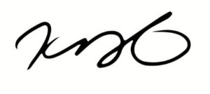 Signature of American basketball player Kevin Durant