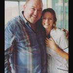 mark Addy with his daughter Rubi Johnson