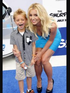 Britney Spears with her son Sean Federline