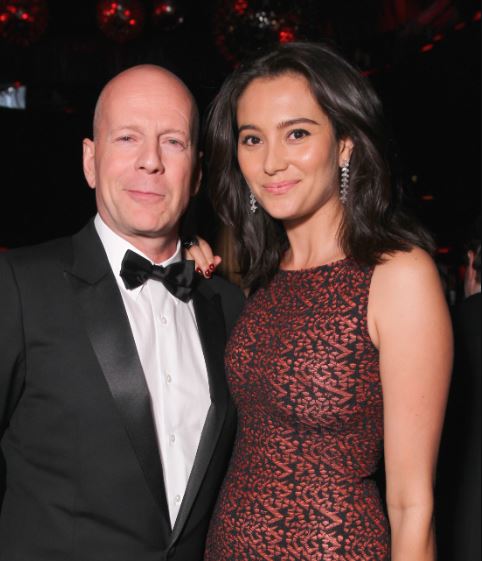 Bruce Willis with his wife Emma Heming image