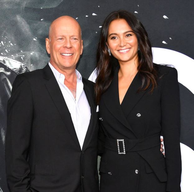 Bruce Willis with his wife Emma Heming