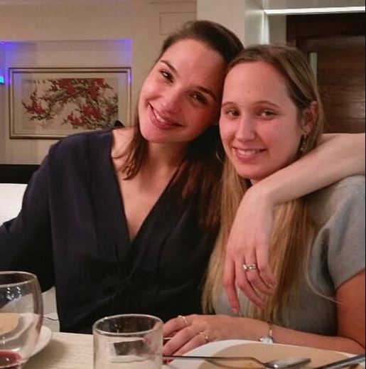 Gal Gadot with her younger sister Dana gatot
