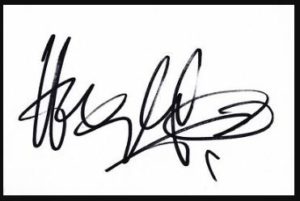 Hugh Laurie signature
