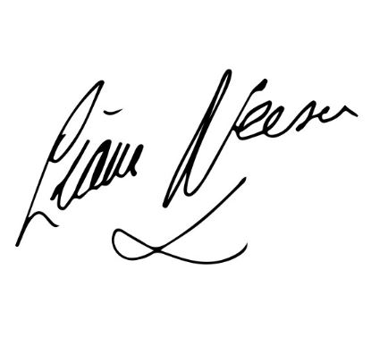 Liam Neeson signature