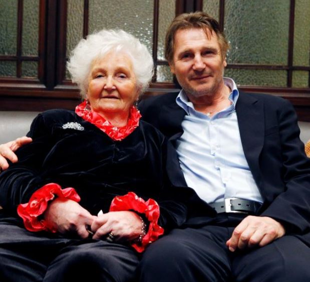 Liam Neeson with his mother Katherine Brown Neeson