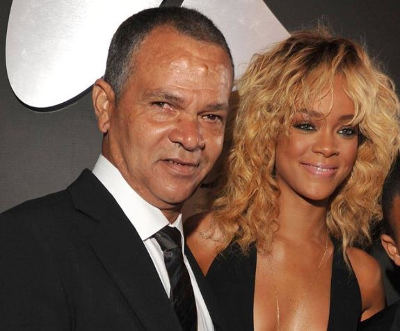 Rihanna with her father Ronald Fenty