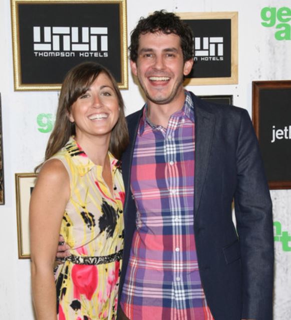 Tate Ellington with his wife Chrissy Fiorilli image