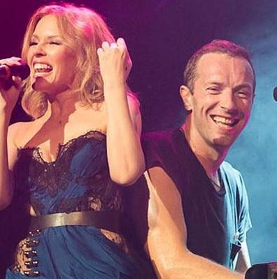 Chris Martin and Kylie Minogue dated