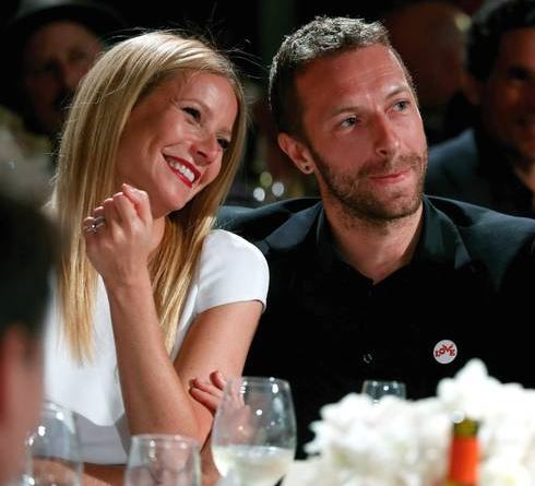 Chris Martin with his ex-wife Gwyneth Paltrow