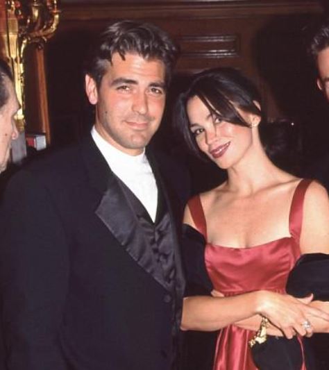 George Cloone and Karen Duffy dated