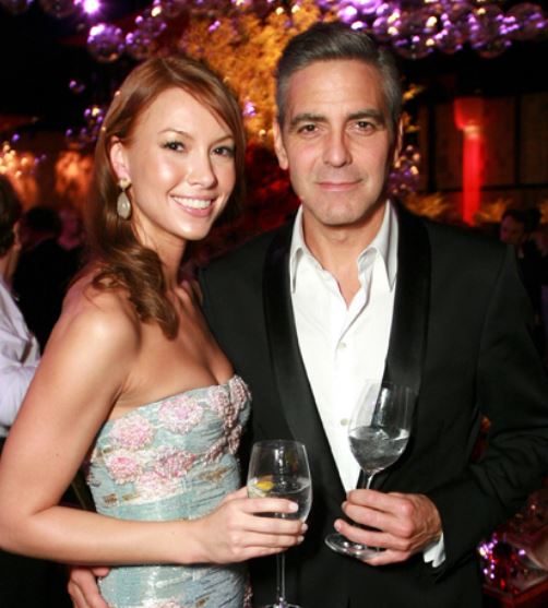 George Clooney and Sarah Larson dated