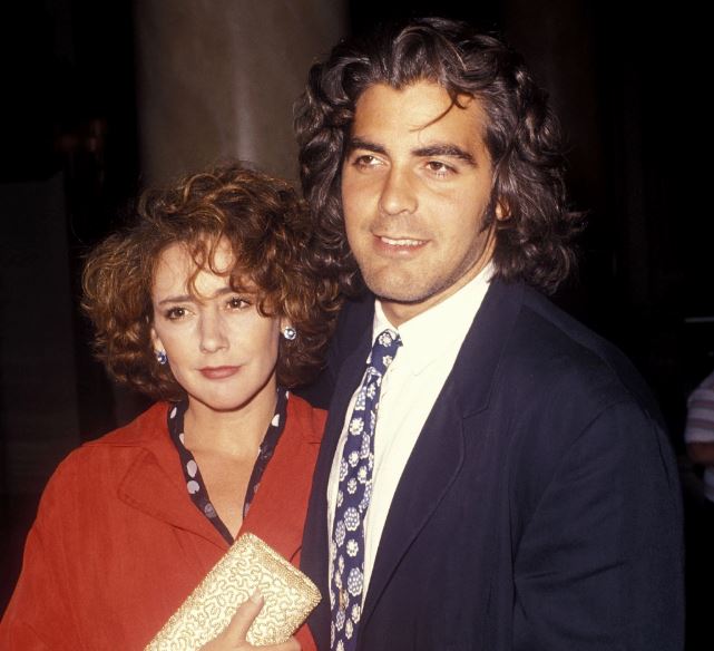 George Clooney with ex-wife Talia Balsam