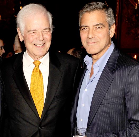 George Clooney with father Nick Clooney