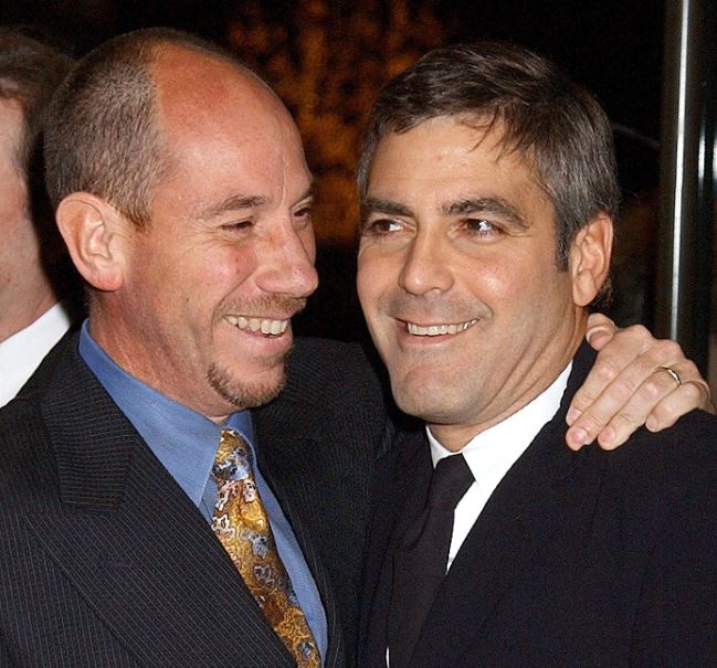 George Clooney with late cousin Miguel Ferrer