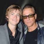 Jean Cloude Van Damme with son Nicholas Van Varenberg