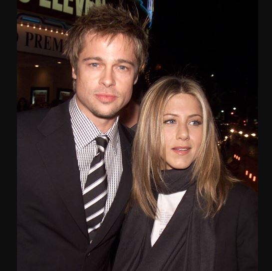 Jennifer Aniston and Brad Pitt image