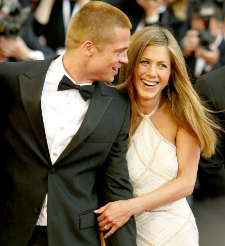 Jennifer Aniston with his ex-husband Brad Pitt