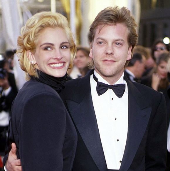 Julia Roberts and Kiefer Sutherland dated