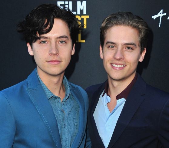 Cole Sprouse with brother Dylan Sprouse