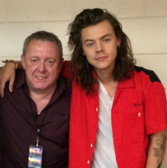 Harry Styles with father Desmond Styles