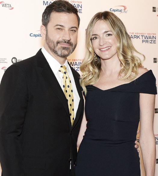 Jimmy Kimmel with wife Molly McNearney image