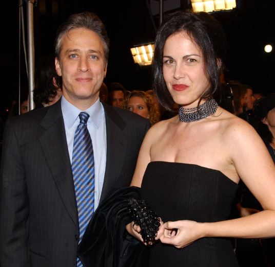 Jon Stewart with wife Tracey McShane image