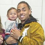 Ozuna with son Jacob Andres