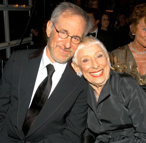Steven Spielberg with mother Leah Adler
