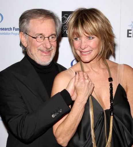 Steven Spielberg with wife Kate Capshaw