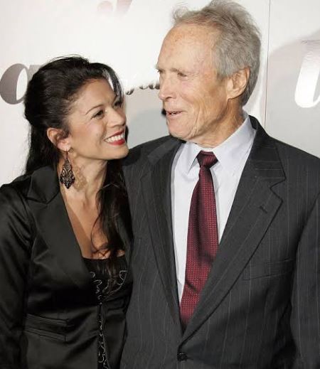 Dina Eastwood with former husband Clint Eastwood image