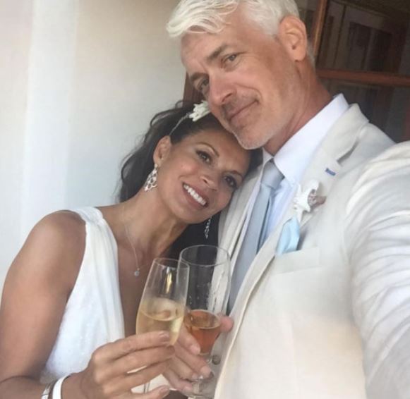 Dina Eastwood with husband Scott Fisher
