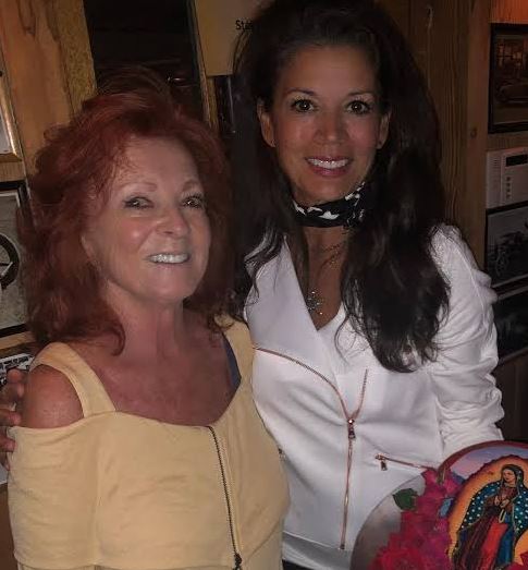 Dina Eastwood with mother Mary Ruiz