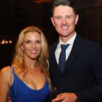 Justin Rose with wife Kate Phillips image