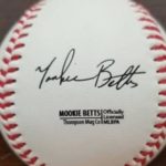 Mookie Betts autograph