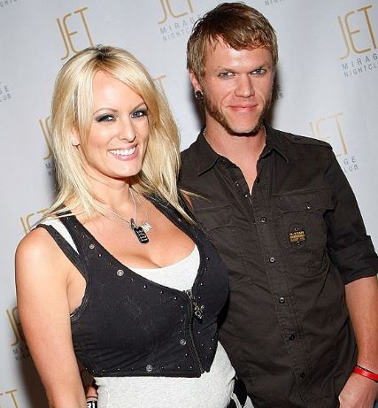 Stormy Daniels with husband Brendon Miller
