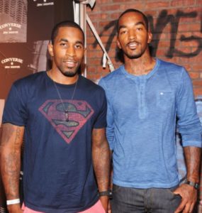 JR Smith with brother Chris Smith