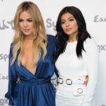 Khloe Kardashian with half-sister Kylie Jenner