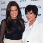 Khloe Kardashian with mother Kris Jenner