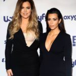 Khloe Kardashian with sister Kim Kardashian