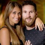 Lionel Messi with wife Antonella Roccuzzo image