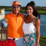 Rickie Fowler with wife Allison Stokke