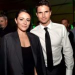 Robbie Amell with wife Italia Ricci image