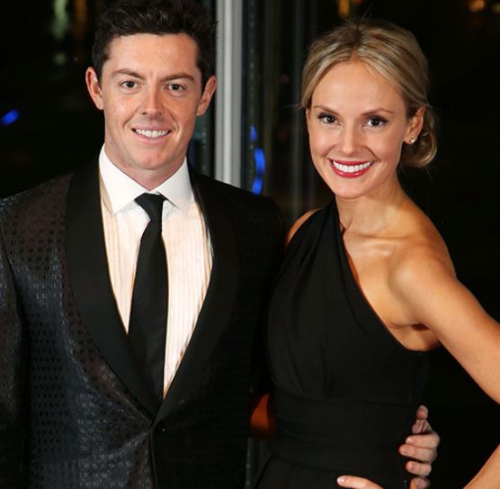 Rory Mcilroy with wife Erica Stoll image