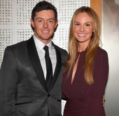 Rory Mcilroy with wife Erica Stoll