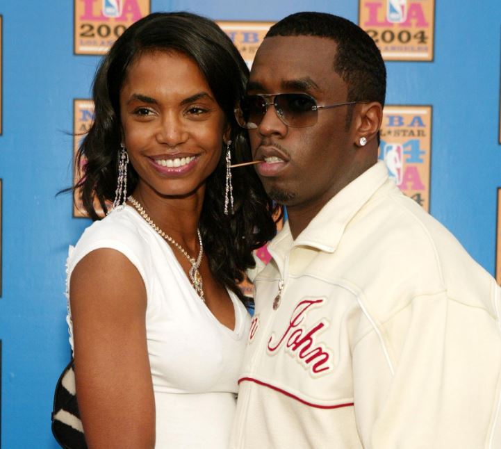 Sean Combs with former wife Kimberly Porter image