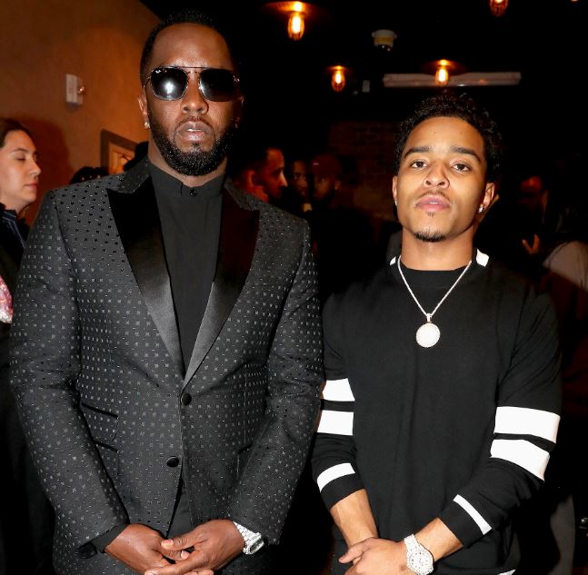 Sean Combs with son Justin Dior Combs